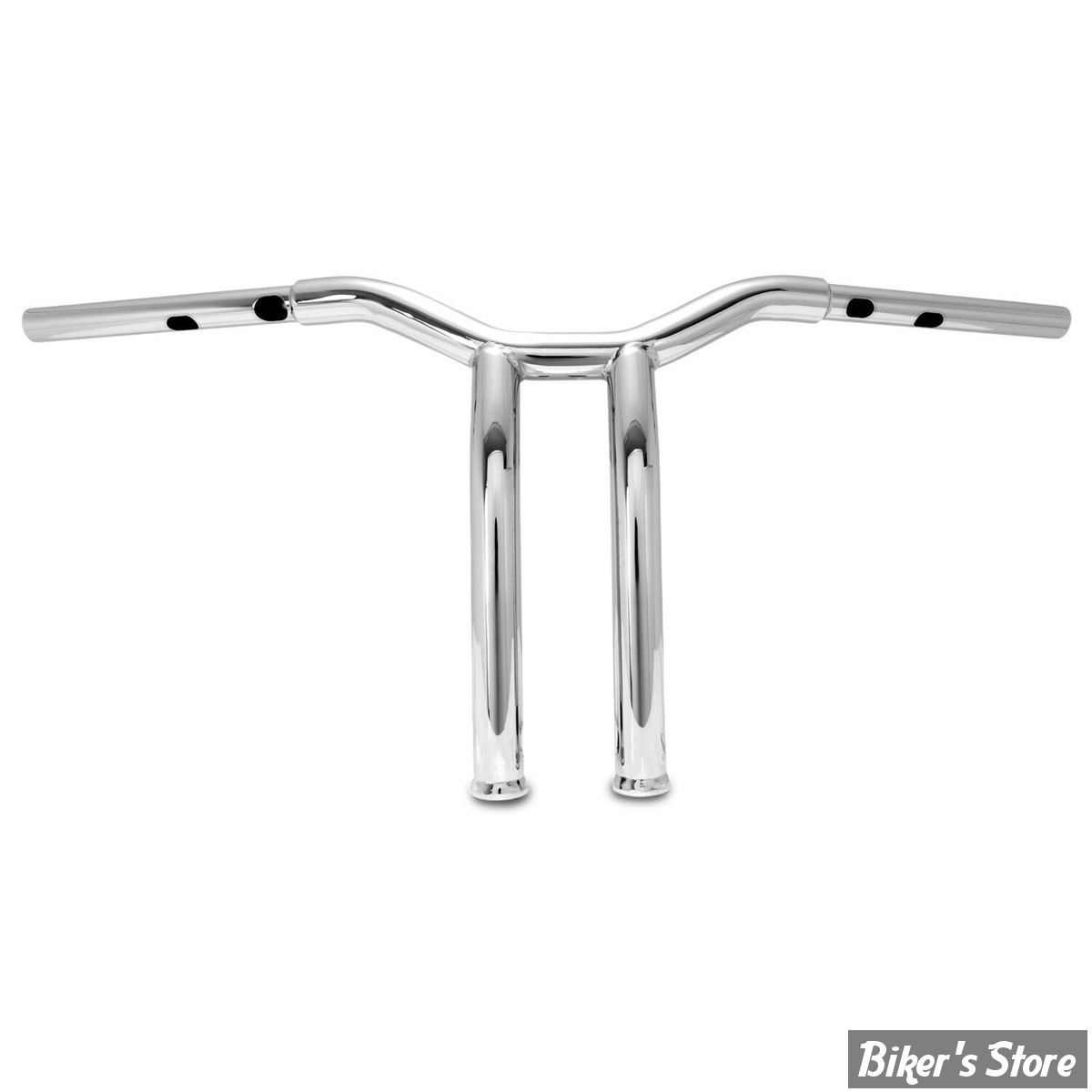 GUIDON BURLY - DOMINATOR - PULLBACK -  32MM / 1"1/4 - FLHX 2024UP / FLHXSE 23UP / SOFTAIL 2025UP - HAUTEUR : 35,60 CM / 14" - CHROME - B12-6083C