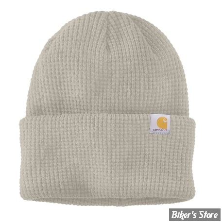 BONNET - CARHARTT - WAFFLE CUFFED BEANIE - GRIS PALE