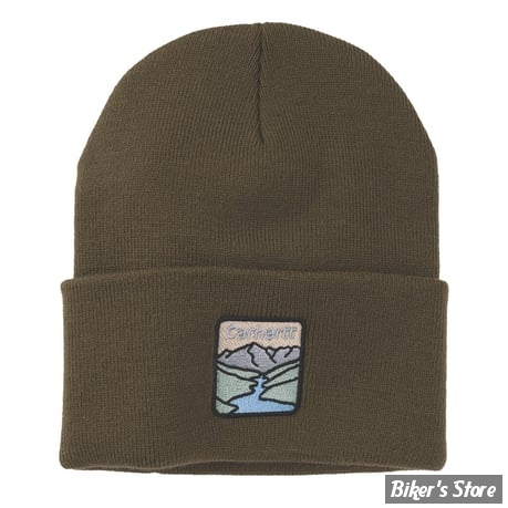 BONNET - CARHARTT - RIVER CUFFED BEANIE - VERTS