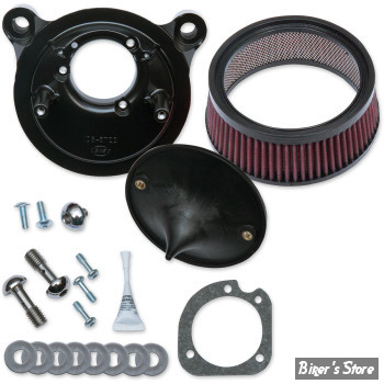 FILTRE A AIR - S&S - STEALTH S&S SUPERSTOCK - TWIN CAM 2001/2017 - SANS COUVERCLE - 170-0300B