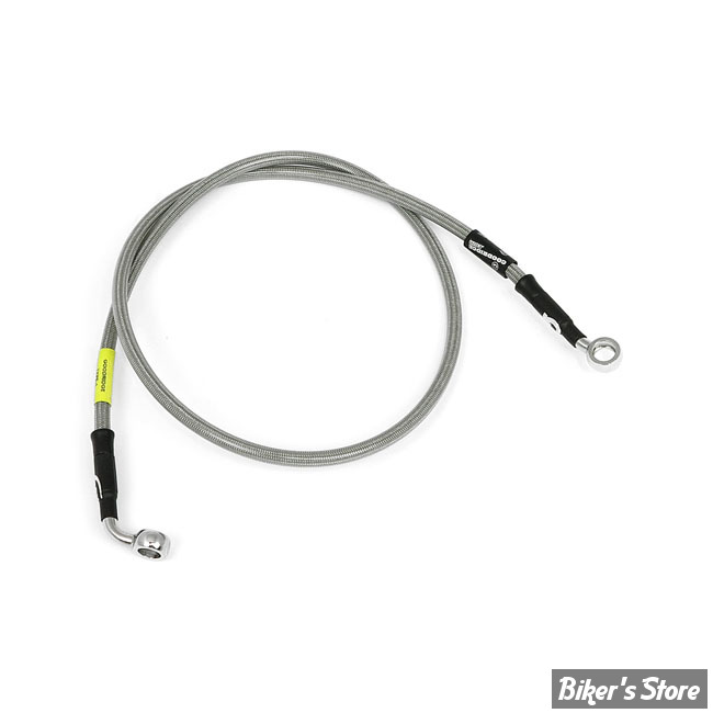 - DURITE DE FREIN AVANT - SPORTSTER 1200X 14/22 - LONGUEUR : +000 - 1 DISQUE - OEM 41800171 - GOODRIDGE - INOX - HD0129-1FC-CL