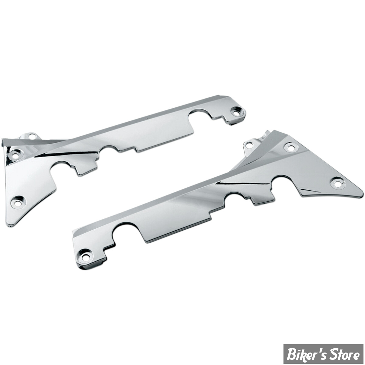 MARCHES-PIEDS PASSAGER : ENJOLIVEURS LATÉRAUX - KURYAKYN - HONDA GOLDWING - GL1800 Passenger Step Covers - CHROME - KUR7506 / 7506