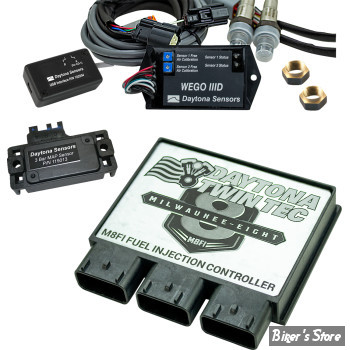 -  DAYTONA TWIN TEC - BOÎTIER DE REPROGRAMMATION ÉLECTRONIQUE AUTOMATIQUE - M8FI G7/G8 - Race ECU – HD M8 - 2.5 Bar Turbo (265 kPa / 22 psi) - 17813