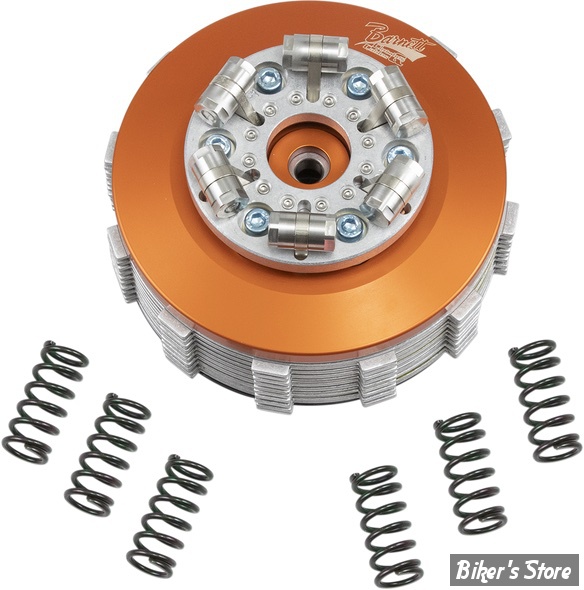 KIT EMBRAYAGE - EMB / HYDRAULIQUE - BIGTWIN 06/17 - BARNETT SCORPION - LOCK-UP CLUTCH LOW PROFILE - 608-30-33100