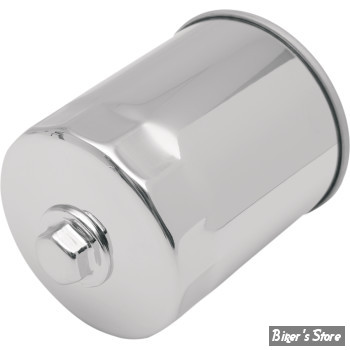 FILTRE A HUILE - 1340 ET SPORTSTER - DRAG SPECIALTIES - CHROME AVEC ECROU  - 63796-77A ET 63805-80A - DRAG SPECIALTIES