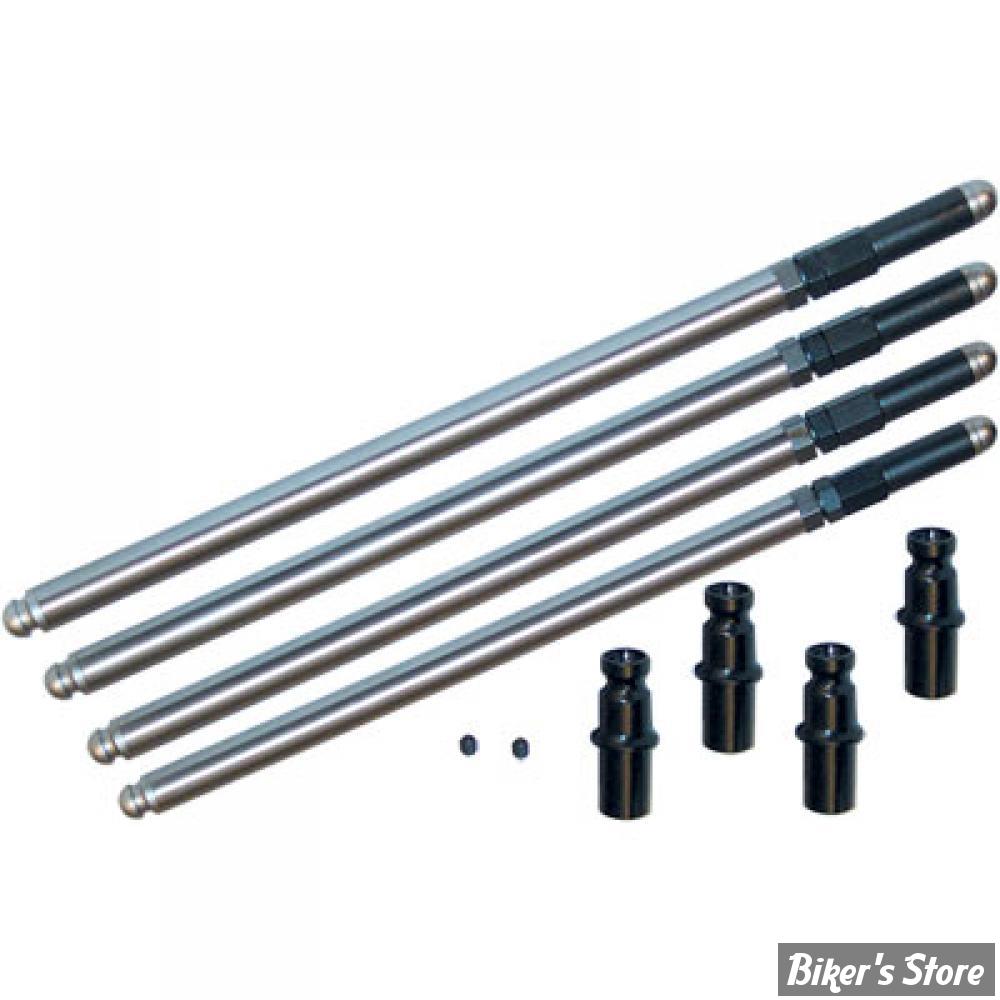 ECLATE H - PIECE N° 11 - TIGES DE CULBUTEURS - SHOVELHEAD 66/84 (CONVERSION) - REGLABLES - STROKER - S&S - LONGUEUR : +.200" -  93-5015---NEUF - NI REPRIS - NI ECHANGE -