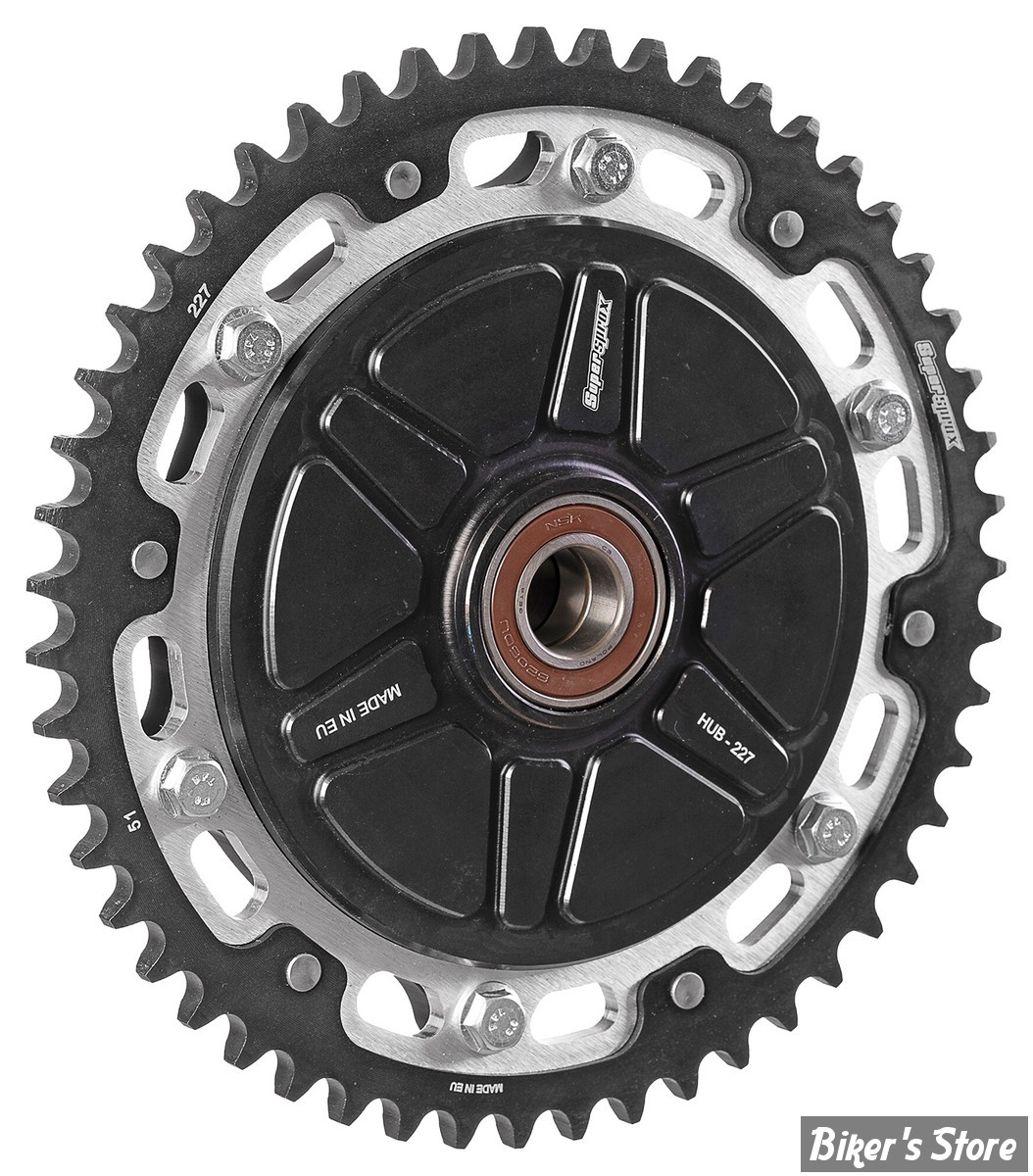 COURONNE 51 DENTS - TOURING - COURONNE SUPERSPROX STEALTH TOURING - FINITION : NOIR 
