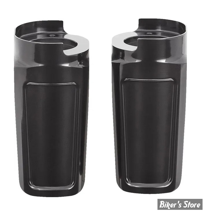 ECLATE N - PIECE N° 68A - PROTECTIONS DE FOURCHE ARLEN NESS - TOURING 14UP - METHOD - NOIR ANODISE - 120-000