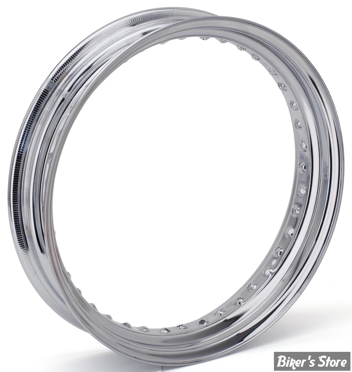 VOILE DE JANTE - 16" X 3.00 - 40 RAYONS - DROP CENTER - OEM 43085-81 - CHROME