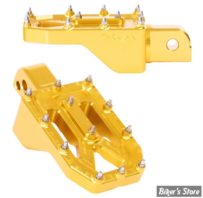 REPOSES PIEDS ARRIERE - SOFTAIL 2018UP  - THRASHIN SUPPLY COMPAGNY - AGGRESSOR FOOTPEGS - OR - TSC-2022-5-SR