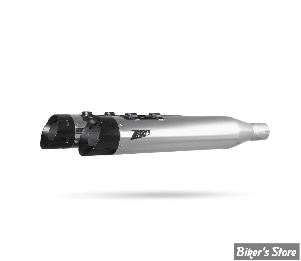 - SILENCIEUX  ZARD - TOURING MILWAUKEE EIGHT / CVO 25UP - TOURING SLIP-ONS - ECE - EURO 5+  - CHROME - ZHD048S10SAO-C