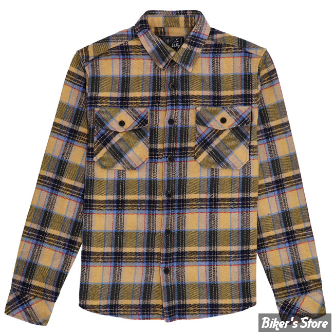 -CHEMISE MANCHES LONGUES - 13 1/2 - Steel flannel - YELLOW - TAILLE XXL