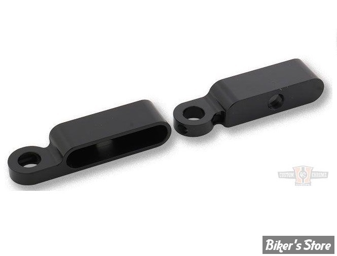 SUPPORTS DE CLIGNOTANTS A LED - SHORTY LES TURN SIGNAL : ALUMINIUM NOIR -NEUF - NI REPRIS - NI ECHANGE  
