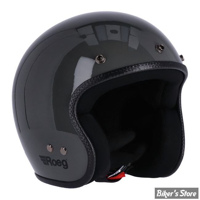 CASQUE JET  - ROEG - JETT HELMET - GRIS ARDOISE BRILLANT - TAILLE XL