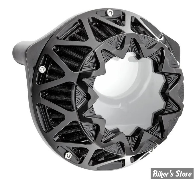 FILTRE A AIR - A.NESS - MILWAUKEE EIGHT 2023UP - CROSSFIRE AIR CLEANER - FINITION : ANODISE NOIR - 600-233