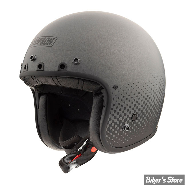 - CASQUE JET - SIMPSON - SIMPSON CHOPPER HELMET - COULEUR : RASTER - TAILLE L
