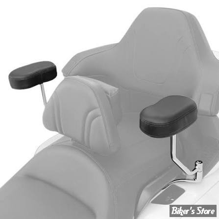 KIT ACCOUDOIRS PASSAGER - SHOW CHROME - HONDA GOLDWING GL1800 2018/2019 - Deluxe Armrest System  - CHROME - 52-926