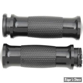 POIGNEES AVON -  Air Gel handlebar grip set - NOIR / CORPS : NOIR - 956029 / GEL-70-ANO