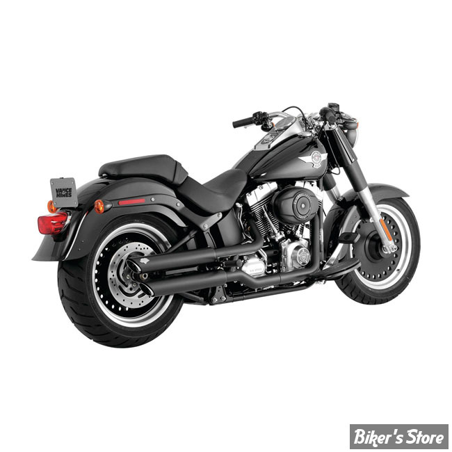 Silencieux Vance & Hines - Twin Slash 3" PCX - FLSTF / FLSTFB / DEUCE 07/17 - NOIR - 46343