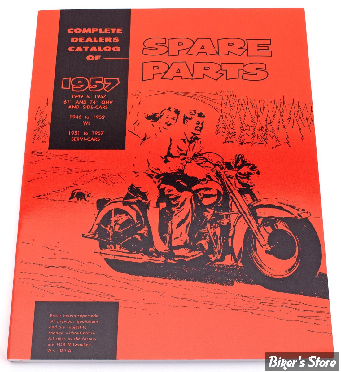 CATALOGUE DE PIECES DETACHEES - 1949/57 - OEM 00000-00  - Spare Parts Book for 1949-1957 Panhead