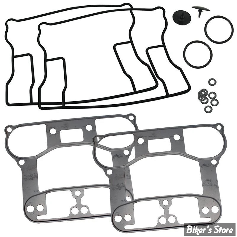 A / KIT JOINT DE CULBUTEURS S&S - S&S - BILLET  ROCKER COVERS - BIGTWIN EVOLUTION 84/99 / SPORTSTER 86/03  - ALESAGE : 3 1/2" - S&S - 90-4049