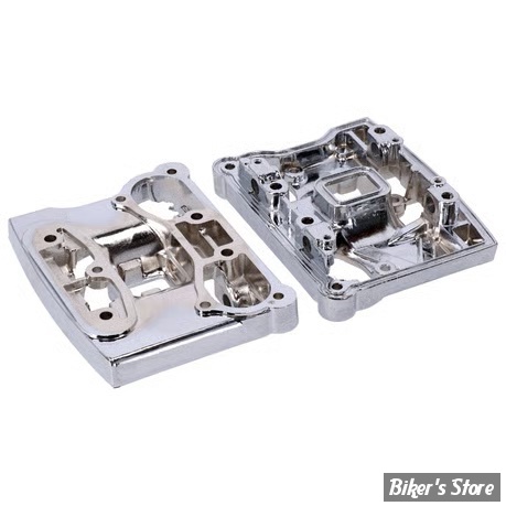 ECLATE D - PIECE N° 19 - Couvre culbuteurs - BigTwin 84/91 - OEM 17530-84B - Inférieur - CHROME - LA PAIRE