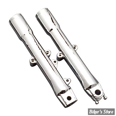 ECLATE N - PIECE N° 56A / 56B - Fourreaux de fourche - OEM 45917-86 / 45910-86 - FLST 86/99 - CHROME