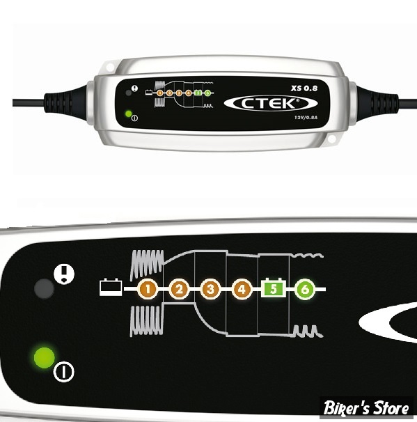 CHARGEUR DE BATTERIE - 1 - CTEK - MXS 5.0 BATTERY CHARGER - EUROPE