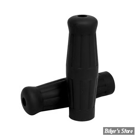 POIGNEES CAOUTCHOUC - ∅ 1" / 25,40MM - MCS - VINTAGE - CAOUTCHOUC - NOIR