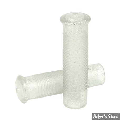 POIGNEES CAOUTCHOUC - ∅ 1" / 25,40MM - MCS - ANDERSON GLITTER - CAOUTCHOUC - CLAIR PAILLETÉ