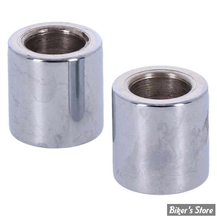 ENTRETOISE D'AXE DE ROUE - DIAMETRE INTERNE : 19.10mm / 3/4" - EPAISSEUR  :31.75 MM / 1 1/4" - PAUGHCO - CHROME - LA PAIRE - 125075