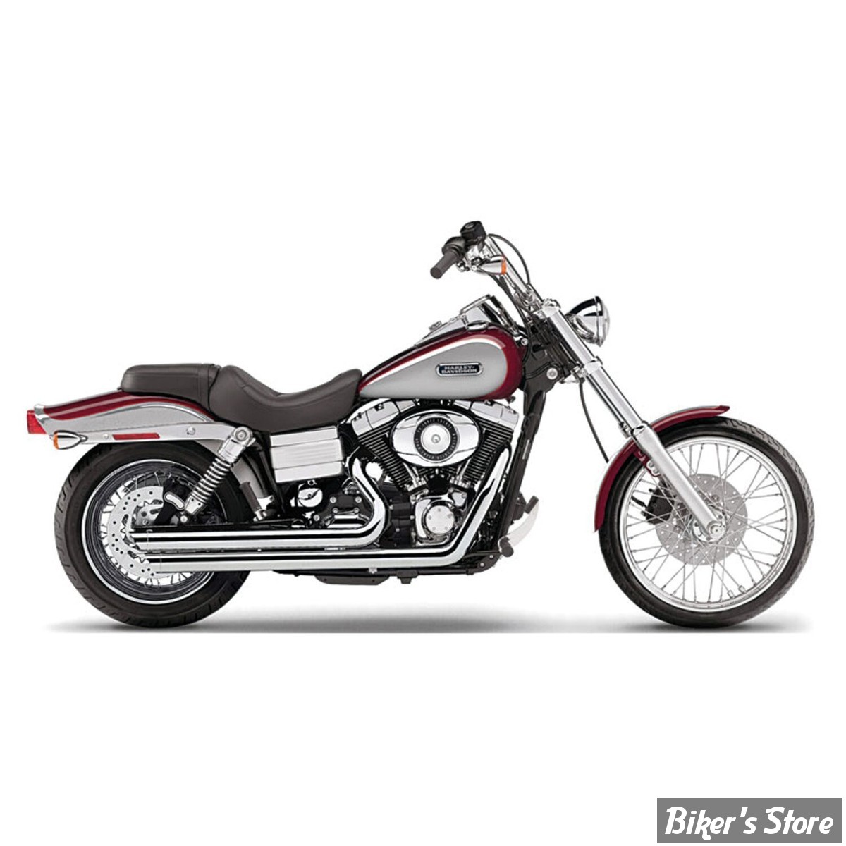 ECHAPPEMENT COBRA - SPEEDSTER SLASHDOWN - DYNA 12/17 - CHROME - 6858