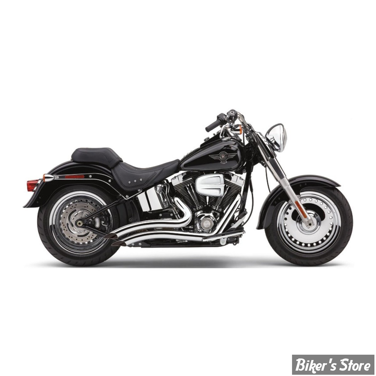 ECHAPPEMENT COBRA - SPEEDSTER SHORT SWEPT - SOFTAIL 12/17 - CHROME - 6225