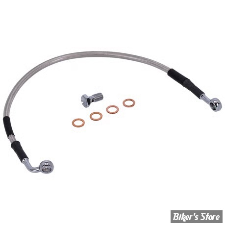 -  DURITE DE FREIN ARRIÈRE - DYNA 08/13 - LONGUEUR : +000 - OEM 42142-08C / 42142-08 - GOODRIDGE - INOX -HD0095-1RC-CL