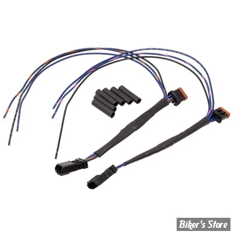 FAISCEAU DE CLIGNOTANTS - AVANT - CLIGNOTANTS SUPPLEMENTAIRES - TOURING FLHX/FLTRX 14/24 / FLHRS 17/24 / SOFTAIL 16/24 - NAMZ EZ-INSTALL - N-FTTH-01