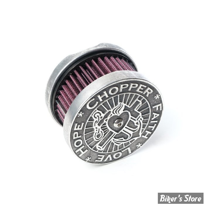 - FILTRE A AIR - WANNABE CHOPPERS - BIGTWIN 93/99 AVEC S&S SUPER E/G - WannaSucker 'CFLH' air cleaner - ALU - MOT SDG 033