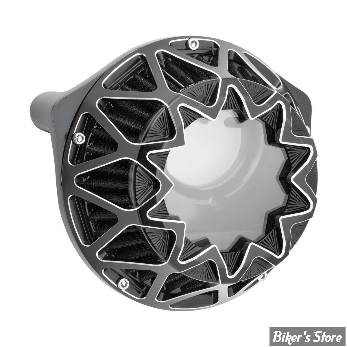 FILTRE A AIR - ARLEN NESS - TOURING 02/07 / SOFTAIL 01/15 / DYNA 04/17 / TWINCAM CARBU CV 99/06 - CROSSFIRE - NOIR / CONTRAST CUT - 600-040