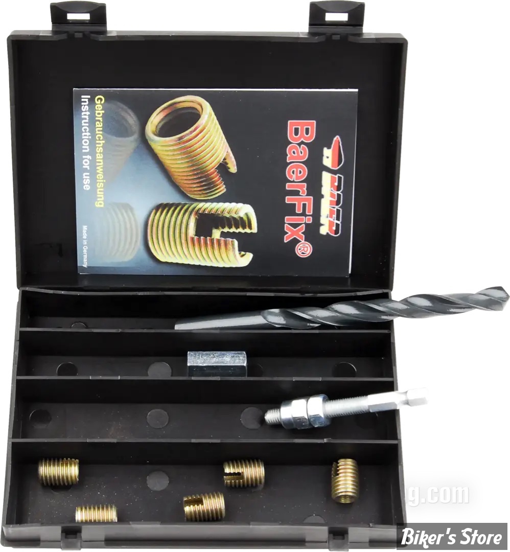 FILETAGE : 1/4"-28 - KIT DE RÉPARATION DE FILETAGE / HELICOIL - BAERFIX - 1/4-28