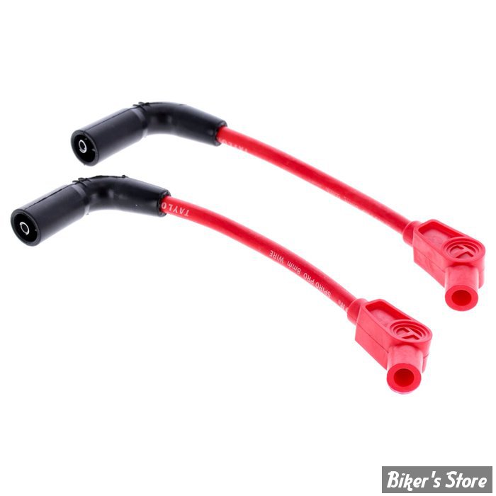 FILS DE BOUGIES - TAYLOR / SUMAX - SOFTAIL ROCKER 08/11 / FXSB 13/16 / FXS 11/13 - WIRE POWER - ROUGE - 20235