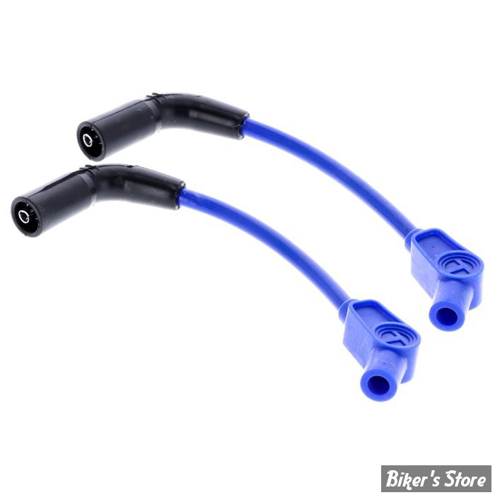 FILS DE BOUGIES - TAYLOR / SUMAX - SOFTAIL ROCKER 08/11 / FXSB 13/16 / FXS 11/13 - WIRE POWER - BLEU - 20365