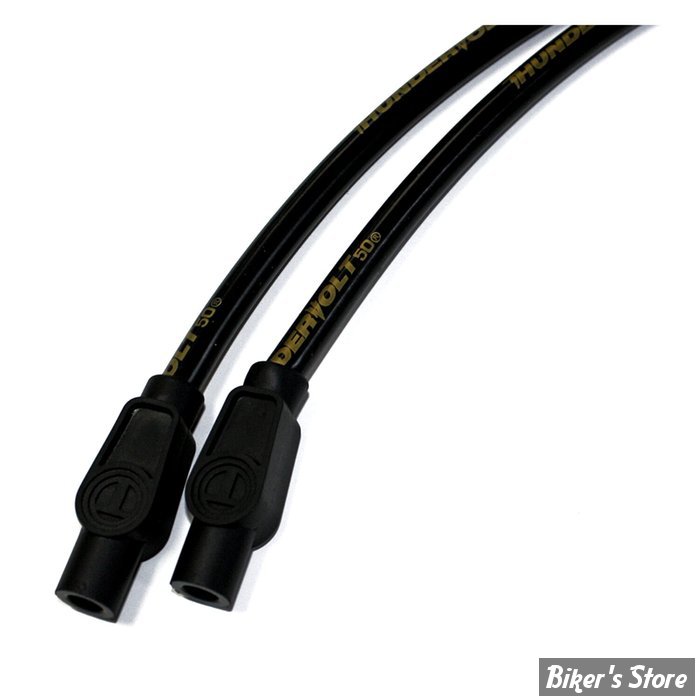 Ø 10.40MM - FILS DE BOUGIES UNIVERSEL - TAYLOR / SUMAX -10.40MM THUNDERVOLT-50 - ANGLE : 180° - COULEUR : NOIR - LONGUEUR : 48" - 54885