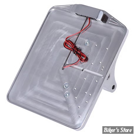 PLAQUE LATERALE - 180 X 200 - SPORTSTER RH1250 S 21UP - SLIDE-IN LICENSE PLATE - AVEC FEU LARGELIGHT LED - POLI - 0621