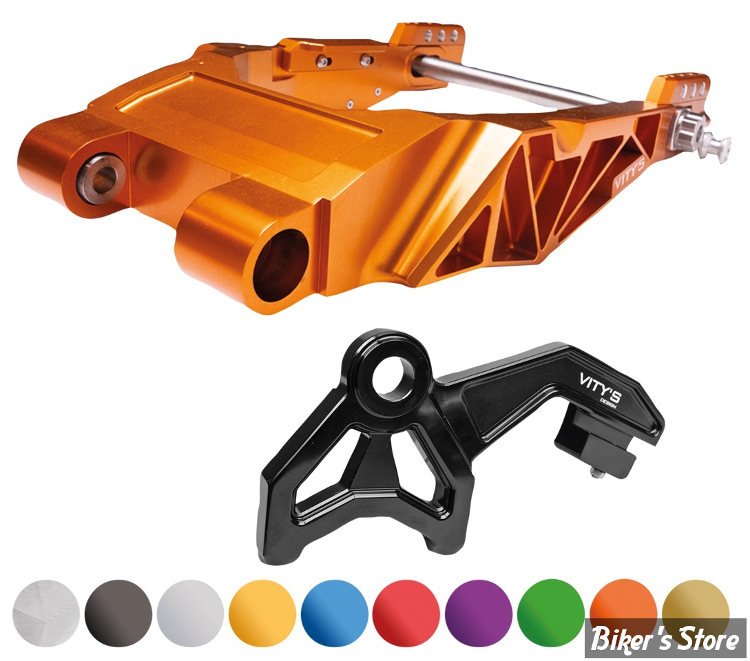 ECLATE O - PIÈCE N° 11 - BRAS OSCILLANT TOURING 2014UP - VITY'S DESIGN - FINITION : ANODISE BRONZE - TOUSWBR001