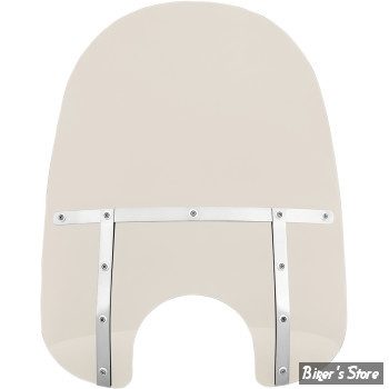 PARE BRISE DÉTACHABLE - MEMPHIS SHADES - MEMPHIS FATS - DÉCOUPE DE PHARE DE 5"3/4 À 7" - HAUTEUR 21" / 53.5CM - SOLAR - MEM3419