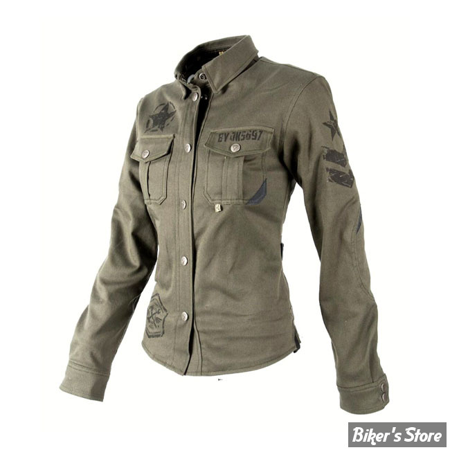 VESTE - BY CITY - SUV LADY - OVERSHIRT - VERT - TAILLE S