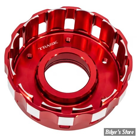 ECLATE C - PIECE N° 02 - CLOCHE D EMBRAYAGE - TWINCAM 07/17 - OEM 00000-00 - TRASK - ROUGE - TM-2013