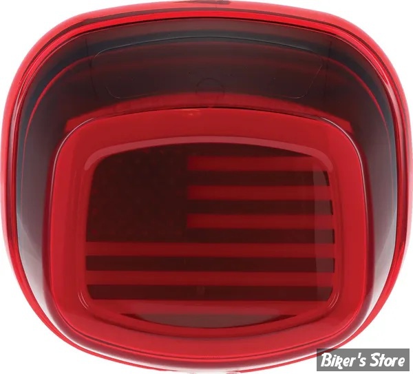 -  FEU AR - HD 99UP - KURYAKYN - TRACER US FLAG - SANS ECLAIRAGE DE PLAQUE - CABOCHON : FUMÉ - 2925 / KUR2925