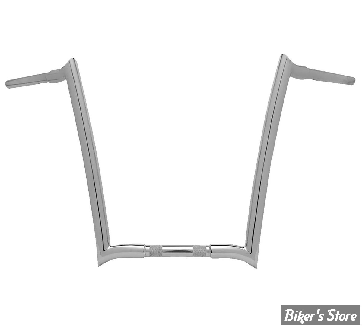 - GUIDON PAUL YAFFE BAGGER NATION - 1 1/4" MONKEY DRAG BARS - TOURING FLHR 99UP / FLTR 99/13 - HAUTEUR : 35.50CM - CHROME