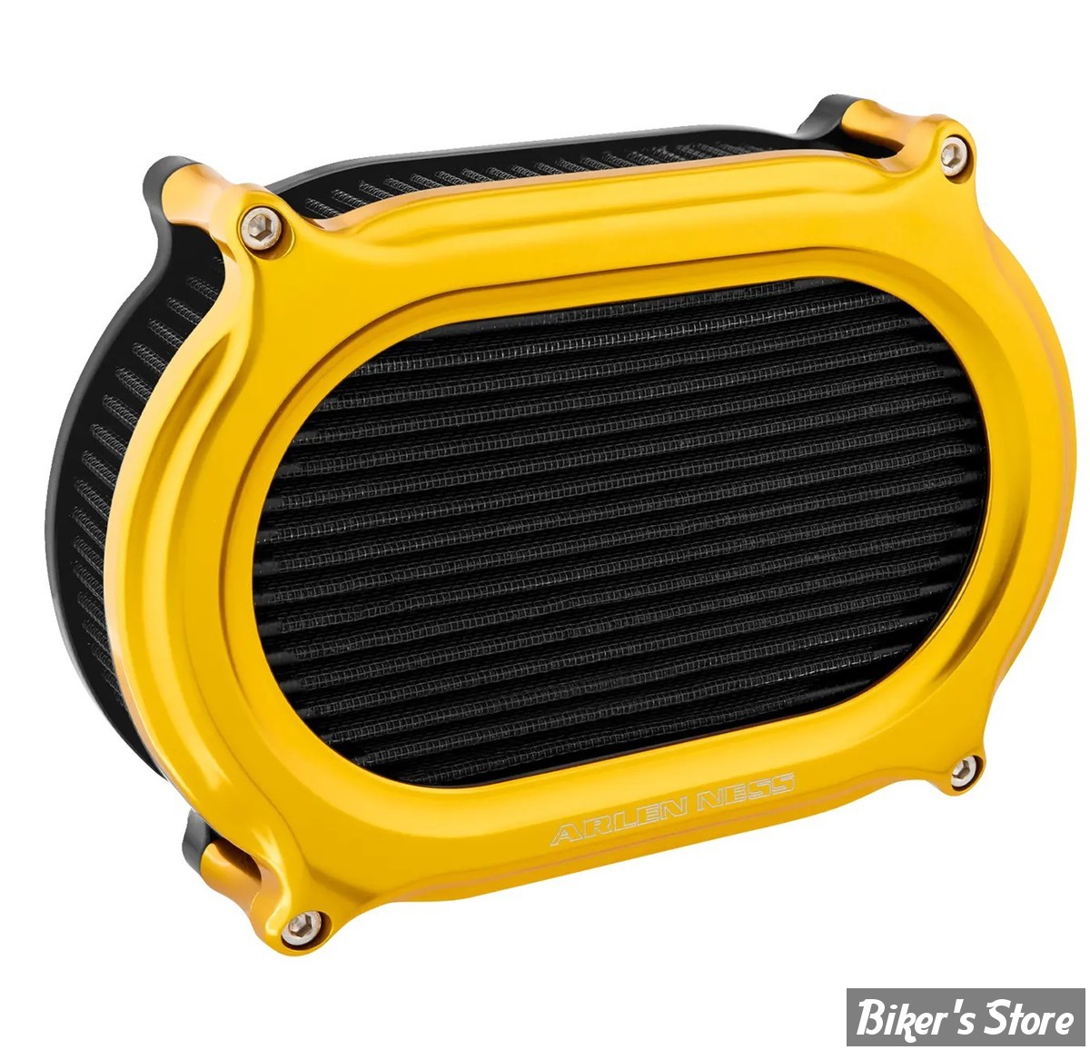 - FILTRE A AIR A.NESS - MILWAUKEE EIGHT TOURING 17UP / SOFTAIL 18/24 -  Stage II Oval Upgrade air cleaner kit - FINITION :  DORE - 600-197