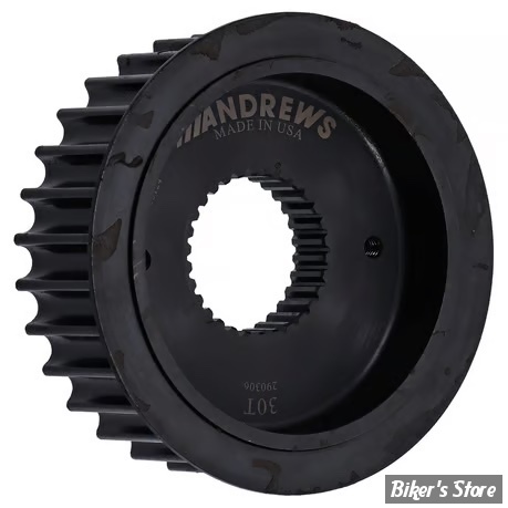 - POULIE DE SORTIE DE BOITE - BIGTWIN 06/17 - 34 DENTS - POULIE SEULE - OVERDRIVE + 6 % RPM - ANDREWS - 290346